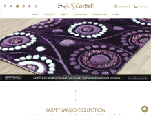 Tablet Screenshot of gudangcarpet.com